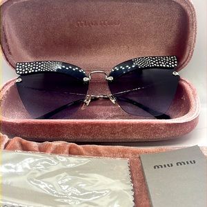 Miu Miu CATWALK EVOLUTION SMU56TS Dark Blue/violet Shaded (KJG-2F0) Sunglasses